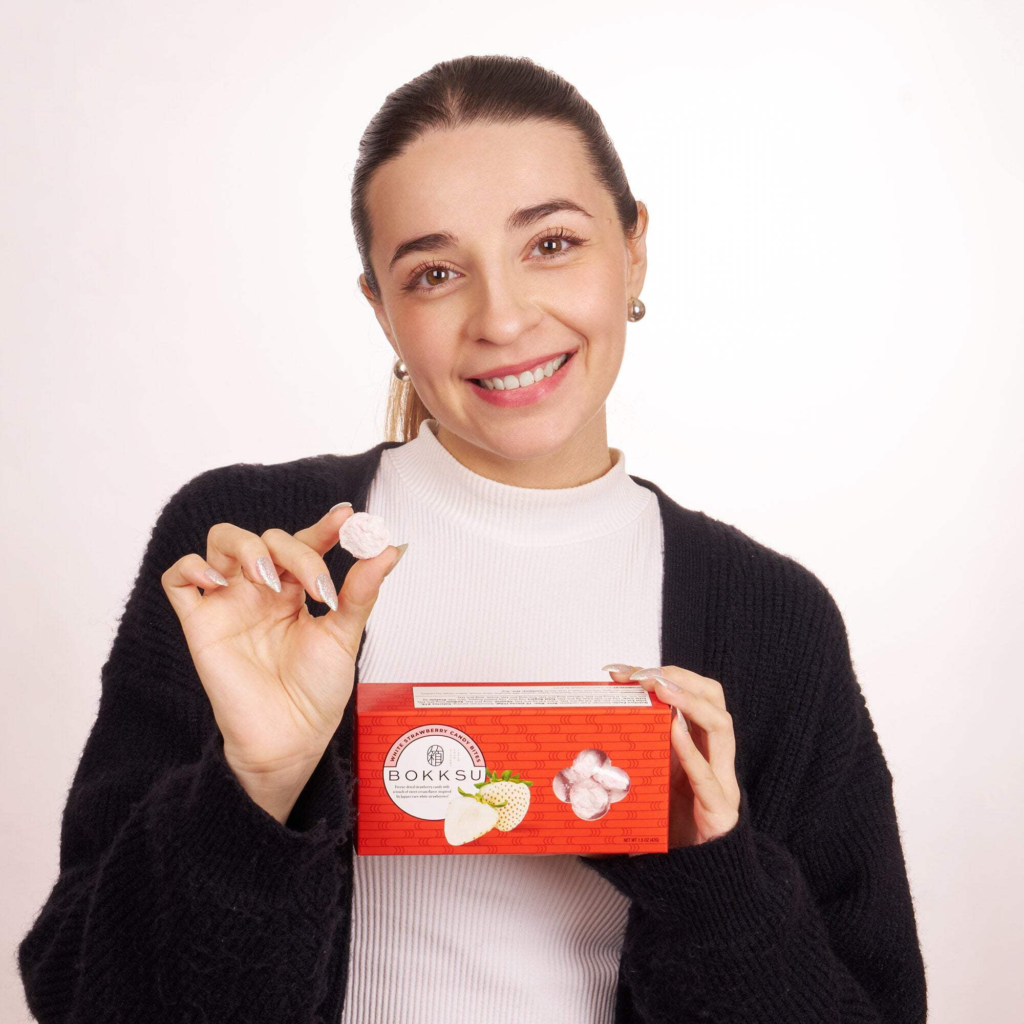 Bokksu White Strawberry Japanese Candy Bites (3-pack)