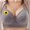 Gray, variant on Women's Plus Size Wireless Bra Full Coverage Side Support Lift Everyday Bra