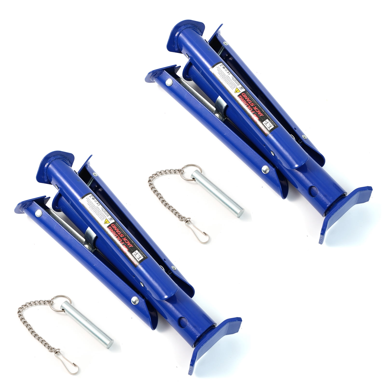 AUTOXBERT 2 PCS 3 Ton Car Jack Stands Lift Heavy Duty Vehicle Support Durable Axle Jack
