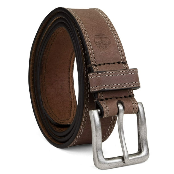 Cinturón vaquero de piel Timberland para hombre, tamaño grande y alto, 3,5 cm de ancho