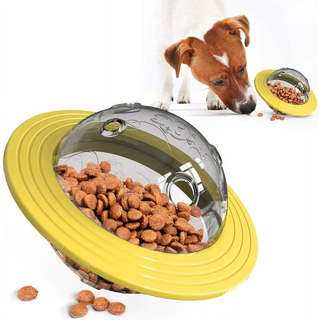Meet Dog Toy, Pelota para Perros, Juguete Indestructible para Perros, Juegos Interactivos, Juguete dispensador de Comida para Perros, Juguetes educativos adecuados para Interiores y Exteriores (Amari