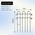 thumbnail image 2 of Oumilen 30 Piece Decorative Garden Fence, 16.5" (H) x 30 ft (L) Animal Barrier Fence Arched, 2 of 6