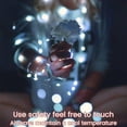 thumbnail image 3 of AWLYLNLL 20 Pack Led Fairy Lights Battery Operated String Lights Waterproof Silver Wire 7 Feet 20 Led Firefly Starry Moon Lights for DIY Wedding Party Bedroom Patio Christmas (20 Pack, Warm White), 3 of 7