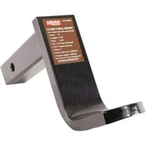 Uriah UT620007 6 in. Heavy Duty Drop Ball Mount, Black
