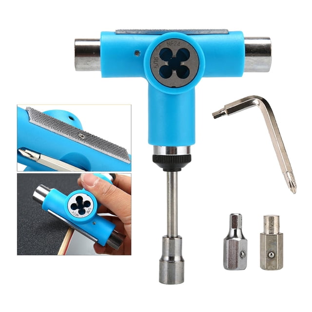 Skate Tool Cola Llave para Monopatín Azul
