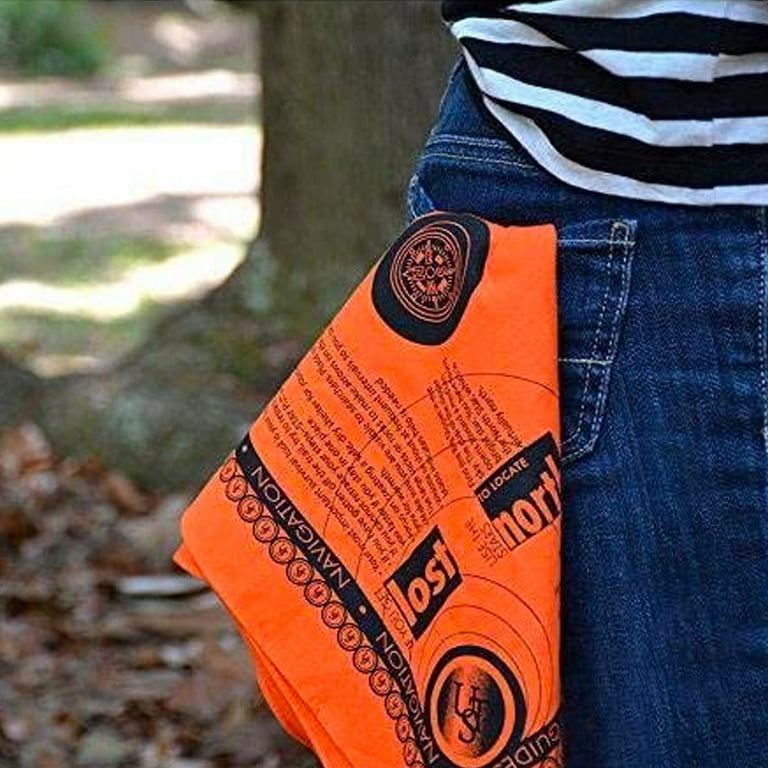 Survival Bandana Orange - Walmart.com