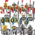 thumbnail image 3 of Bloques de construcción militares, figuras de soldados, regalos, juguetes, regalos, corazón de león Medieval, Hospital, caballero teutónico, caballo de la guerra de las rosas, 3 of 4