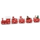 thumbnail image 3 of 5 piezas de tren navideño pequeño de madera para decorar la mesa navideña. Decoración navideña, tren navideño, regalo de decoración navideña, 3 of 4