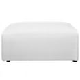 thumbnail image 3 of Modway Mingle Ottoman en Tissu de Polyester de Style Moderne, Fini Blanc, 3 of 4