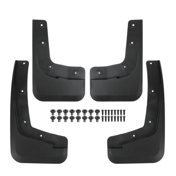 Mud Flaps Splash Guards for Ford for Ranger 2024 2025 (Not for Raptor) Pre-Drilled Fender Guards Mud Guards