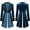 Blue, variant on Steampunk Tailcoat for Women Elegant Velvet Pirate Captain Jacket for Carnival Halloween Party Vintage Ringmaster Fancy Dress Up Novelty Apparel