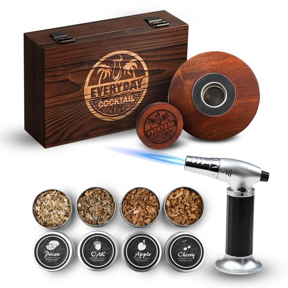 Set de Herramientas para Bar EVERYDAY COCKTAIL Kit Ahumador para Whiskey