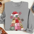 thumbnail image 4 of Craaazy Women's Casual Christmas Crew Neck Long Sleeve Pullover Tops Fashion Fall Winter Sweatshirts Comfortable Blouses Gifts, 4 of 8
