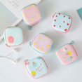 thumbnail image 1 of VONKY Square Mini Cute Headset Box Little Fresh Zipper Children Coin Purse Key Storage Wallet Pouch Bag Gift, 1 of 9