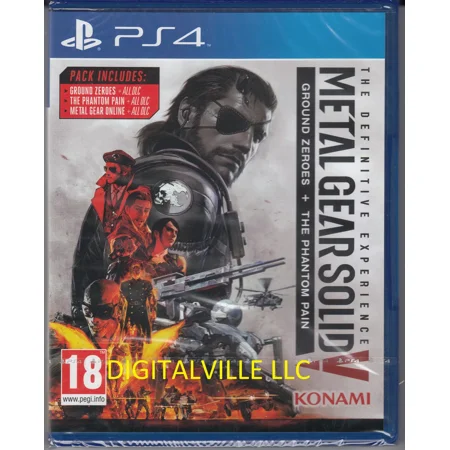 Metal Gear Solid V Definitive Experience PS4 MGS V Brand New Factory Sealed