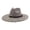 Grey, variant on Timeless Fedora Hat For And – Wide Brim Jazz Style With Ethnic Design Flat Unisex Fashion Headwear, OTHER