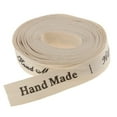 thumbnail image 2 of 15mm Hand Made Printed Cotton Ribbon Sewing Label Craft Card Gift Tag 5 Yard, 2 of 9