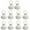 White, variant on Hand Throw Streamers Hand-thrown Streamers 10pcs Hand Throw Streamer Popper Birthday Wedding School Opening Graduation Retirement Party Celebration No