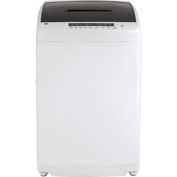 GE® Space-Saving 3.3 IEC Cu. Ft. Capacity Portable Washer with Stainless Steel Basket White - GNW128PSMWW