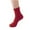 Red, variant on JeashCHAT Men's Winter Coral Velvet Home Floor Socks Sleep Tube Socks Solid Male Socks
