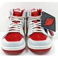 thumbnail image 3 of Ni - ke Ni - ke WMNS Jordan 1 High Zoom Air CMFT 2 Valentine's Day DV1304-106 Size 10.5, 3 of 5