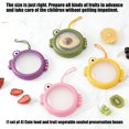 thumbnail image 6 of 7829 Multipurpose Silicone Food Savers Container 4 Piece Set Reuse Fruit and Tomatoes Savers Great For Meal Preps, 6 of 10