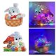 thumbnail image 1 of 2D DIY diamante pintura conejo de Pascua decoración de decoración de escritorio luminoso creativo completo taladro cristal hecho Hugo pintura de diamantes, 1 of 9