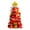 Red, variant on Honmine Christmas Tree Tabletop Figurines Decorations Colorful Pipe Cleaners Crafts Christmas Holiday Decor 11 Inch Xmas Tree Statue Table Centerpieces Mantle Shelf Home Decor