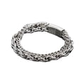 thumbnail image 1 of Brazalete de doble capa Qarigey acero Metal decoración de mano AP014690-03, 1 of 6