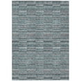 thumbnail image 2 of Addison Rugs Chantille Indoor/Outdoor Transitional Stripes Teal Washable Rectangle Rug, 10' x 14', 2 of 6
