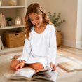 thumbnail image 6 of JAJAHO Girls Nightgowns Long Sleeve Sleepwear Soft Princess Pajama Dress Sizes 5-15Y, 6 of 7