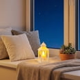 thumbnail image 4 of Mini Square LED Lantern Night Light, Flameless Candle Vintage Table Lamp for Indoor Wedding Holiday Home Decor, 4 of 9