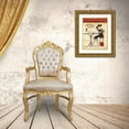 thumbnail image 3 of Laliberte, Andrea 15x18 Gold Ornate Wood Framed with Double Matting Museum Art Print Titled - Femme Elegante II, 3 of 4