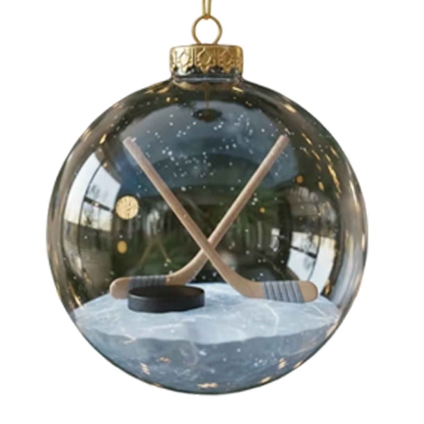 Bola Decorativa Juego de adornos de cristal de 8x8 cm, bolas blancas para árbol de Rkxzt
