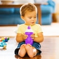 thumbnail image 3 of Munchkin Click Lock Flip Straw Cup, rosa/púrpura, 9 onzas, 2 cuentas, 3 of 3