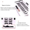 thumbnail image 6 of 10Pairs Magnetic False Eyelashes with Eyeliner Tweezer Set Tool Reusable, 6 of 8