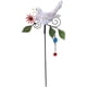 thumbnail image 3 of Estacas de metal decorativas para jardín | Flores de metal repujado con pájaros y hojas | Decoración primaveral para exteriores, ideal para patio, jardín y macetas, 3 of 8