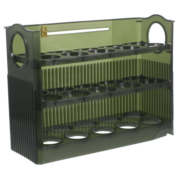 Soporte para guardar huevos en el frigorífico, rejilla para huevos de gallina, soporte para huevos de gallina de 3 capas