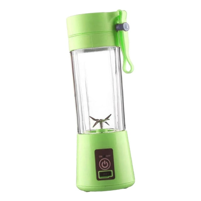 Luzkey Portable Blender Electric Juicer Blender Cup Juice Fruit Shakes Rechargeable,Mini Personal Blender Bottles for Outdoor Indoor Green