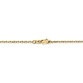 thumbnail image 4 of Real 14kt Yellow Gold 1.8mm Diamond Cut Round Open Link Cable Chain; 20 inch; for Adults and Teens; for Women and Men, 4 of 5
