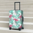 thumbnail image 6 of Hirioo Flamingo for Elasticity Suitcase Cover (No luggage Included) Durable Luggage Protector Fits 18-32 Inch Luggage-Large, 6 of 7