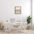 thumbnail image 2 of Stupell Industries Cactus Plants Dry Desert Scene Distant Cliffs Painting Metallic Gold Floating Framed Canvas Print Wall Art, Design by Lanie Loreth, 2 of 5