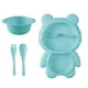 thumbnail image 1 of Set, Portion Control Divided Plate with Fork and Spoon for, 1 of 1
