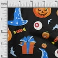 thumbnail image 2 of oneOone Polyester Spandex Black Fabric Halloween Fabric For Sewing Printed Craft Fabric By The Yard 56 Inch Wide, 2 of 4