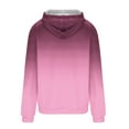 thumbnail image 6 of Cmfcve Women's Autumn Winter Sweatshirts Gradient Printed Fleece Lined Casual Athletic Hoodies Long Sleeve Comfy Pullover Track Jackets Blouse, 6 of 6