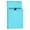 Blue, variant on Art Modern Lockable Mailbox Drop Box Key Newspapers Postbox Decoration Pink