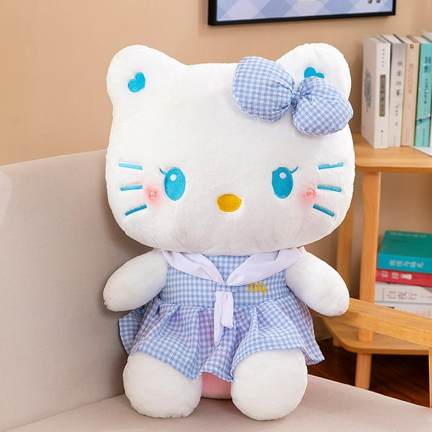 Peluches de personajes de anime famosos, muñecos de peluche de gato de dibujos animados Hello Kitty, juguetes de peluche para niños y adultos