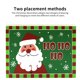 thumbnail image 3 of Casa De Navidad Tablones De Madera Letreros Decorativos Ecológico Papá Noel Arte De La Pared Decoración Fácil De Instalar Decoración De La Pared Colgante De Alta Durable Advancent HA027932-01, 3 of 7