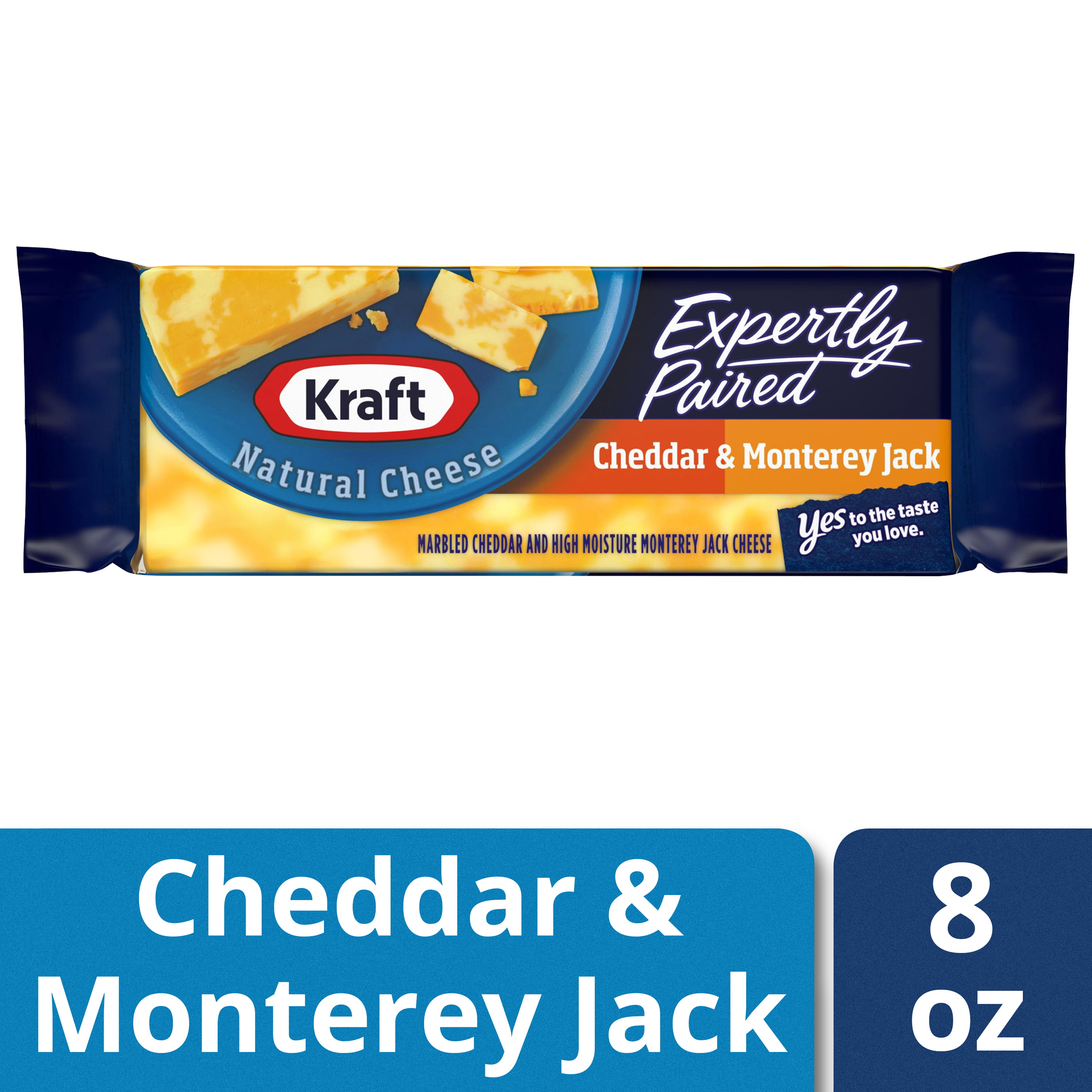 Kraft Expertly Paired Cheddar and Monterey Jack Cheese ...