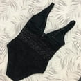 thumbnail image 6 of Sngxgn Bathing Suit for Women Tummy Control High Cut Swimsuit Womens Swim Suit(Black,S), 6 of 7